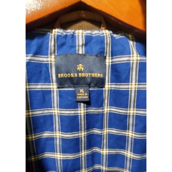 Brooks Brothers Diamond Quilted Bison Brown Jacket Men's XL - Picture 6 of 11